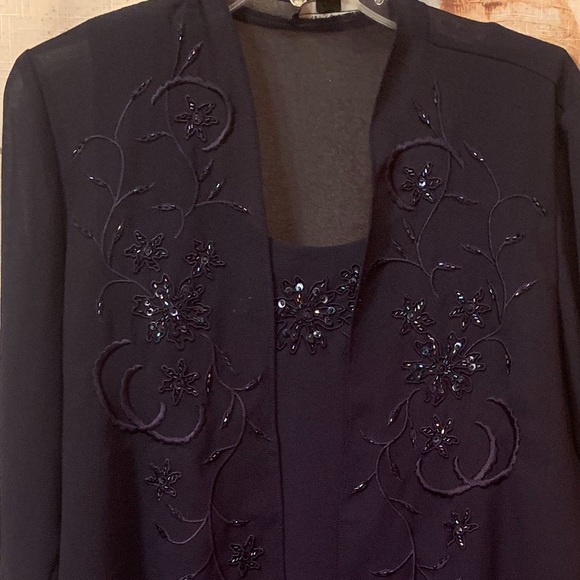 R&M Richards Dresses & Skirts - R&M Richards Sheer Dress/Jacket